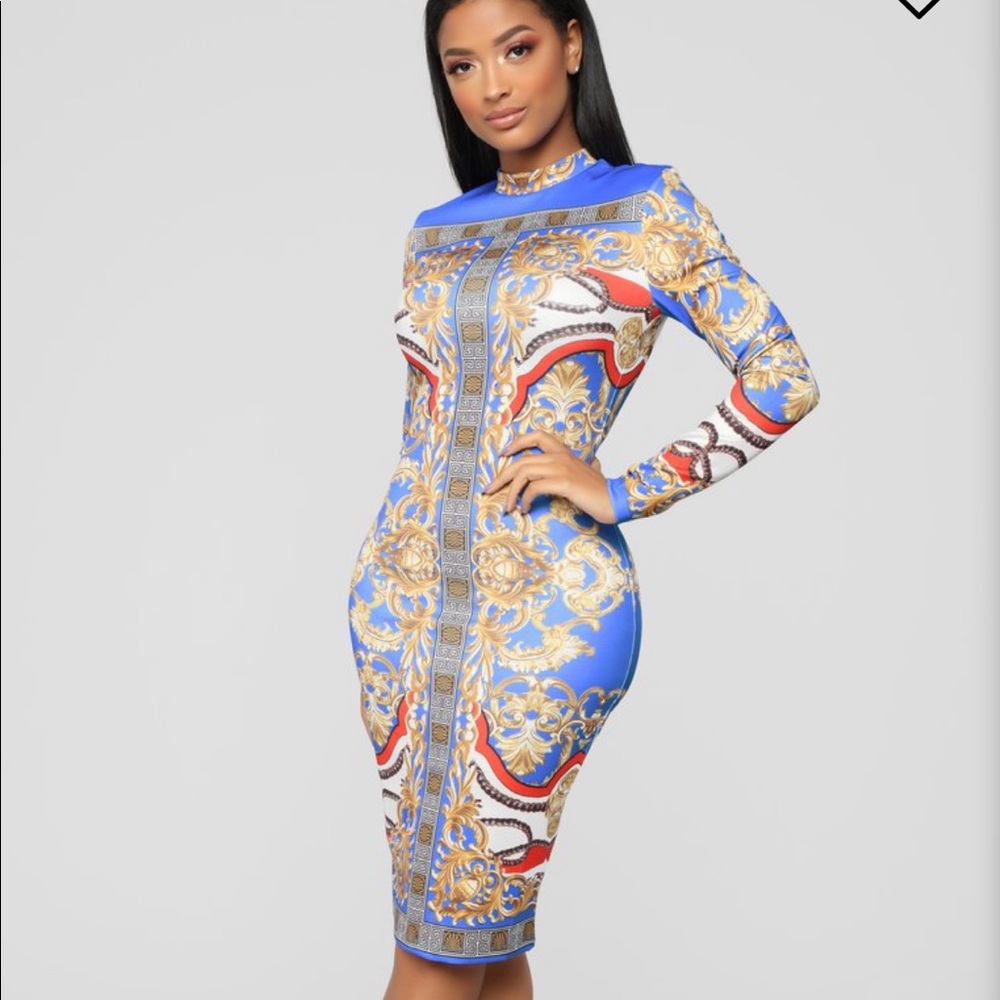 BNWT “Too Rich For Who” Fashion Nova Dress
